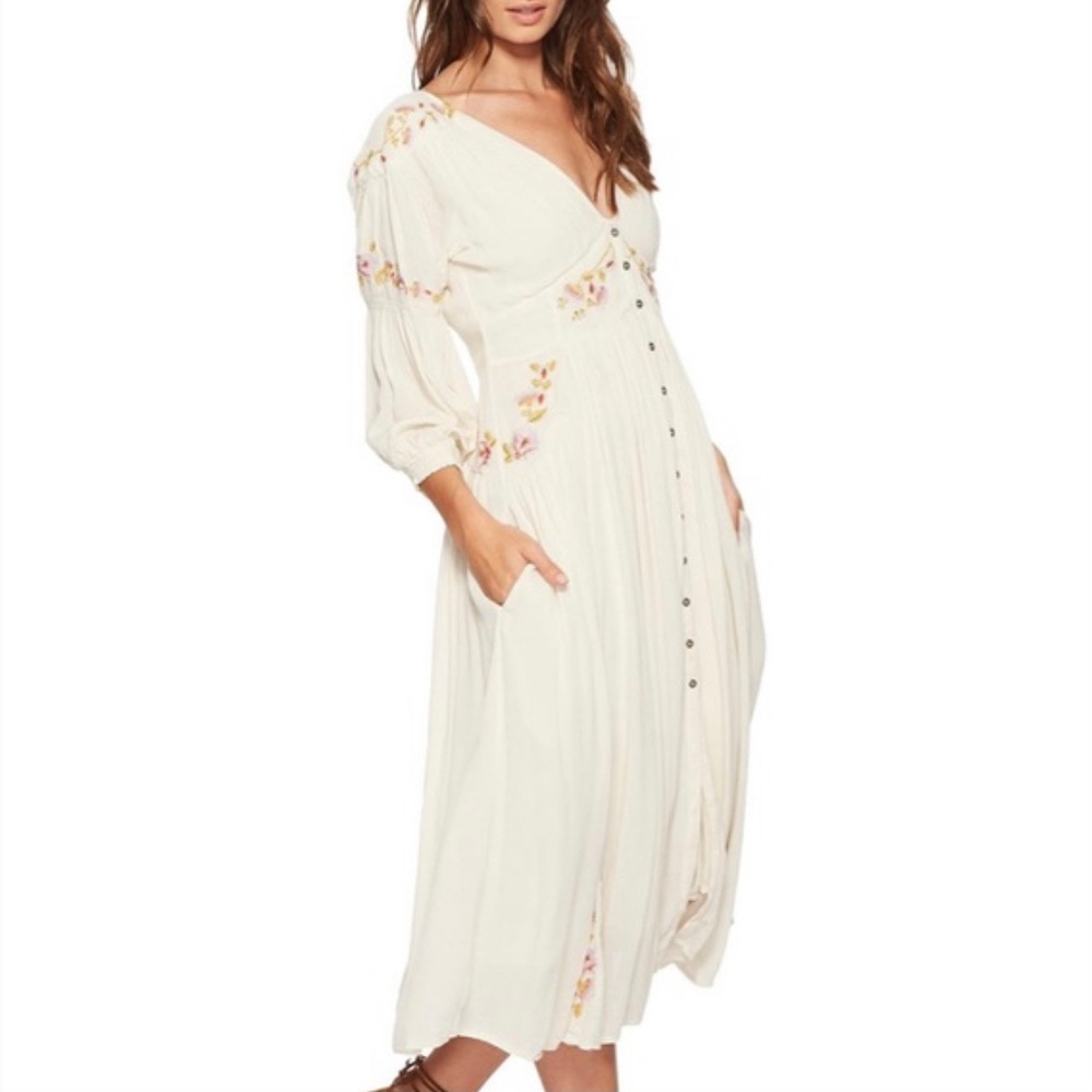 Free People Day Glow Midi Dress